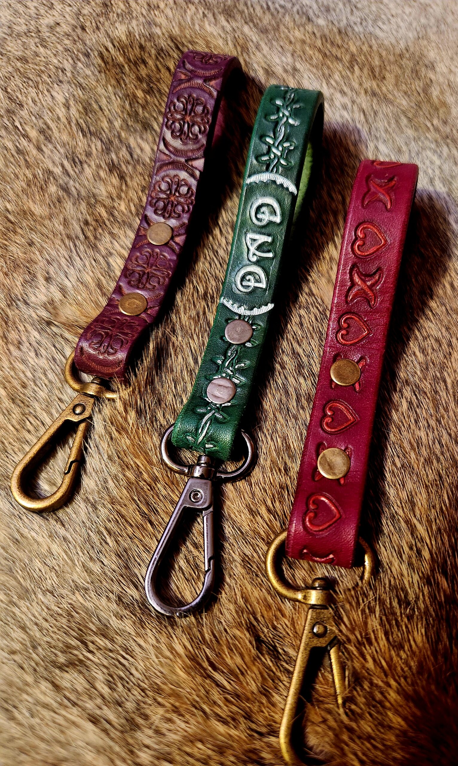 Custom Leather Key Holders