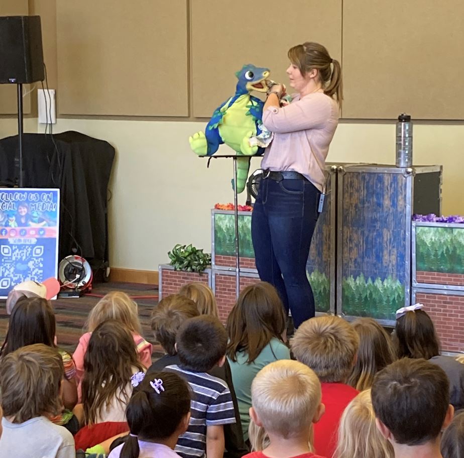 Puppets at the Library