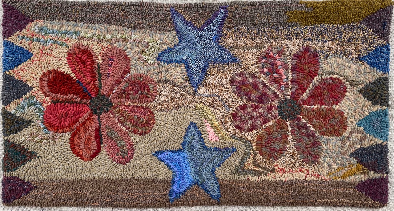 Keith Kemmer Rug Hooking - Lazy Daisy